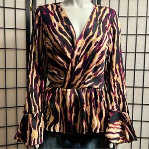 Sofía Jeans Drape Knot Top